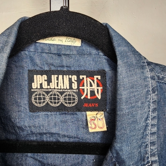 Vintage Jean Paul Gaultier JPG Jeans Denim Blazer Size IT50/US34 - Picture 5 of 14